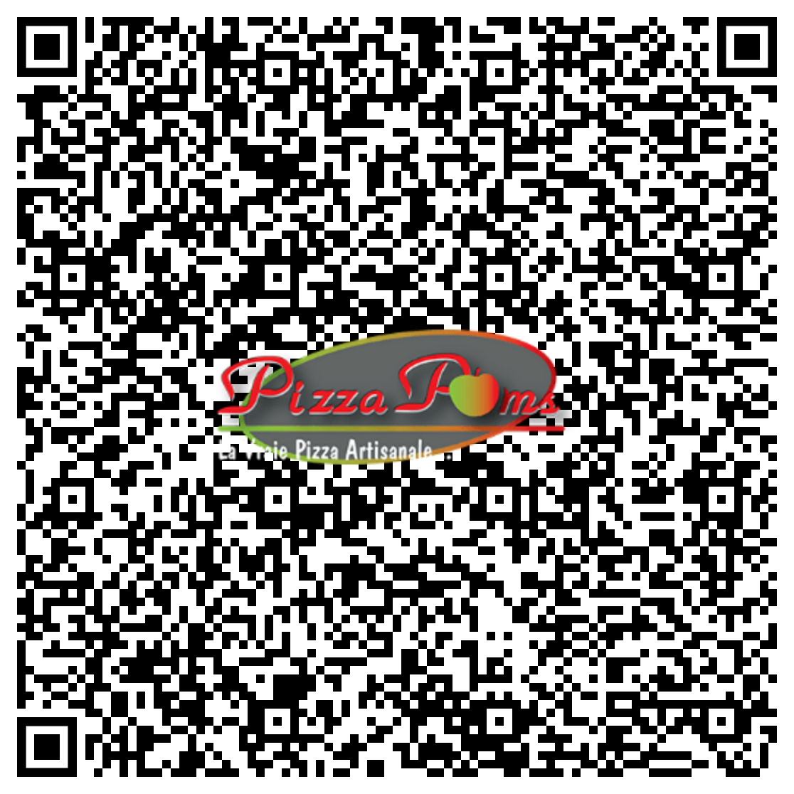Pizza Poms Pizzeria Le Haillan Et Saint Aubin De Medoc Qr Code 1